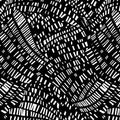 Go with the Flow Mosaic Flow Black/White Cotton 44"/45" Fabric Per Yard