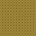 Gold Modern Refinement Circle Grid Geo Cotton 43"/44" Fabric Per Yard