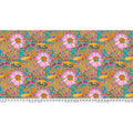 Goldfish Star Gold Colori Cotton 44"/45" Fabric Per Yard