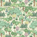 Green Classic Winnie Forest Cotton 43"/44" Fabric Per Yard