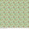 Green Vintage Happy 2 Blossom Wideback Fabric Per Yard