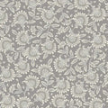 Grey Nickel Whimsy Floral Cotton Wideback Fabric per yard