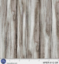 Grey Wood Meadow Perch MPER-6112-GR Cotton 44”/45” Fabric Per Yard