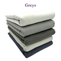 Supreme Solids - One Yard Bundle - 5 pack (Greys)
