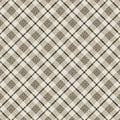 Jungle Romp Small Bias Plaid Beige 43"/44" Fabric Per Yard