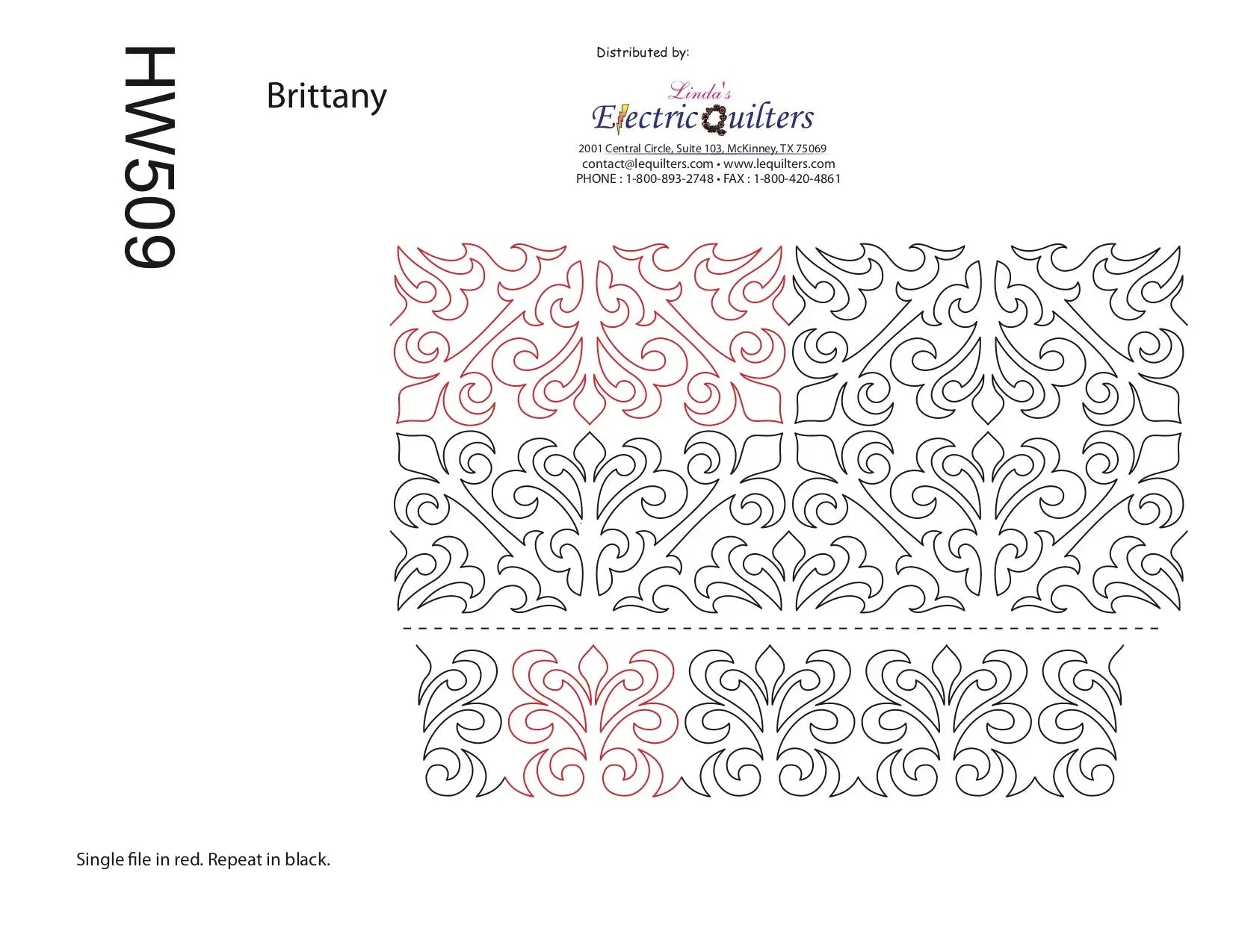 509 Brittany Pantograph by Hari Walner