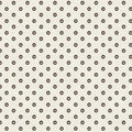 Here Kitty, Kitty Polka Paws Cream 43"/44" Fabric Per Yard