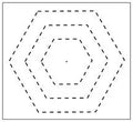 1952 Hexagon Stencil