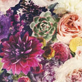 Hoffman Peony Digital Cuddle Amethyst Fabric per yard
