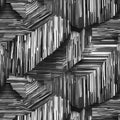 I Walk the Line Black & White Cotton Wideback Fabric per yard
