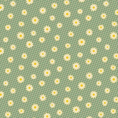 MB Aunt Graces Goes Scrappy Green Daisy
