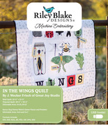 In the Wings Embroidery Quilt Kit-USB Included