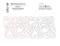 1303 Wandering Hearts Pantograph by Jackie Brown