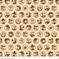John Wayne American West Circles Cream 43"/44" Fabric Per Yard