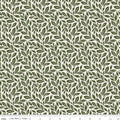 Juju's Petals Leaves Cream Cotton 43"/44" Fabric Per Yard