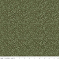 Juju's Petals Leaves Green Cotton 43"/44" Fabric Per Yard