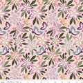 Juju's Petals Main Pink Cotton 43"/44" Fabric Per Yard