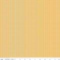 Juju's Petals Stripes Yellow Cotton 43"/44" Fabric Per Yard