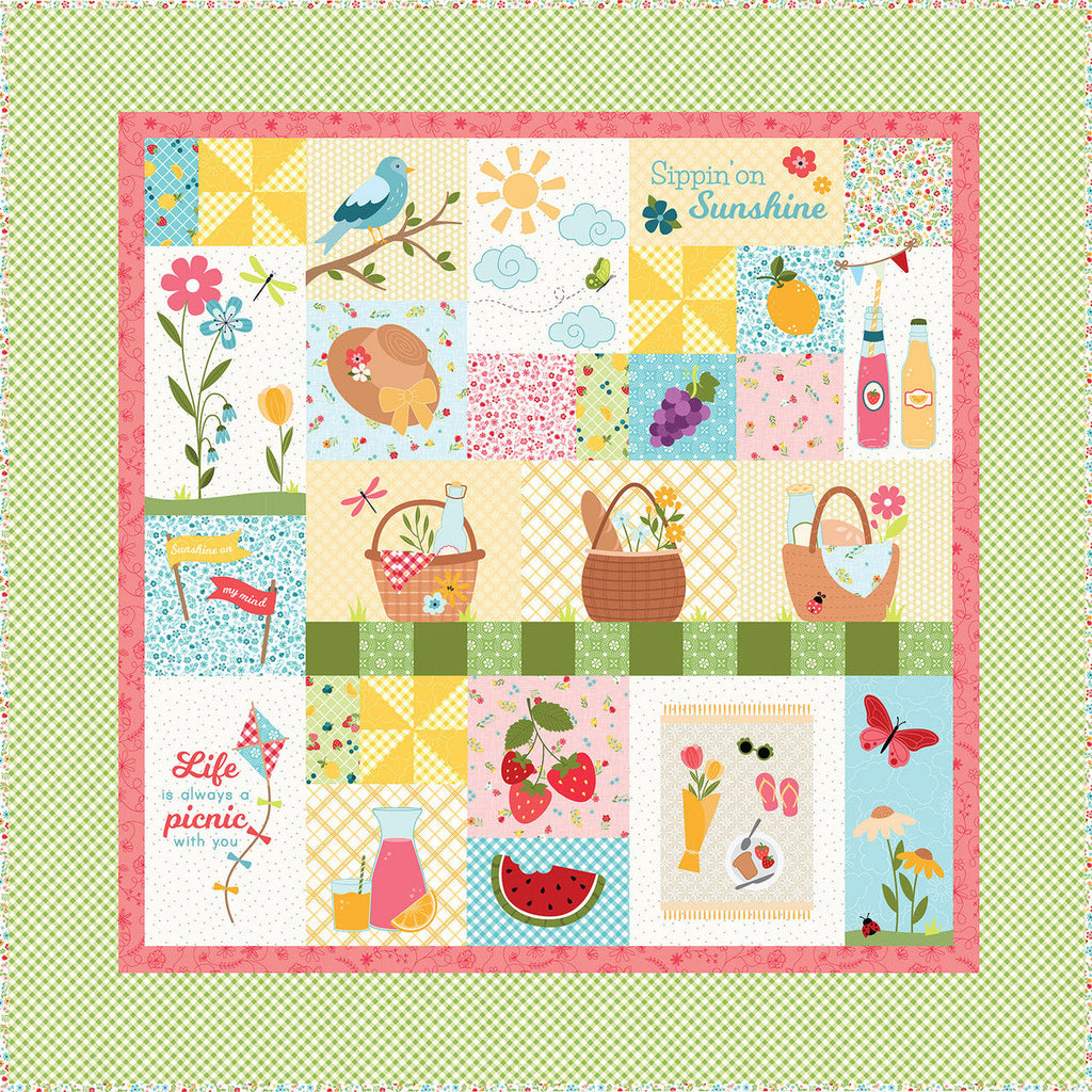 Sippin' On Sunshine Fabric Kit - 100% Cotton