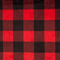 SF Scarlet/Black Luxe Cuddle Buffalo Check