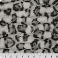 Luxe Cuddle Milan Clouded Leo Silver 58" - 60" Fabric per yard