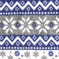SF Silver/Navy Luxe Cuddle Fair-Isle