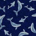 LI Ocean Glow Navy Whale A781-3
