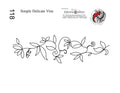 118 Simple Delicate Vines Pantograph by Linda V. Taylor
