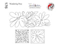 176 Wandering Posy Pantograph with Blocks by Linda V. Taylor