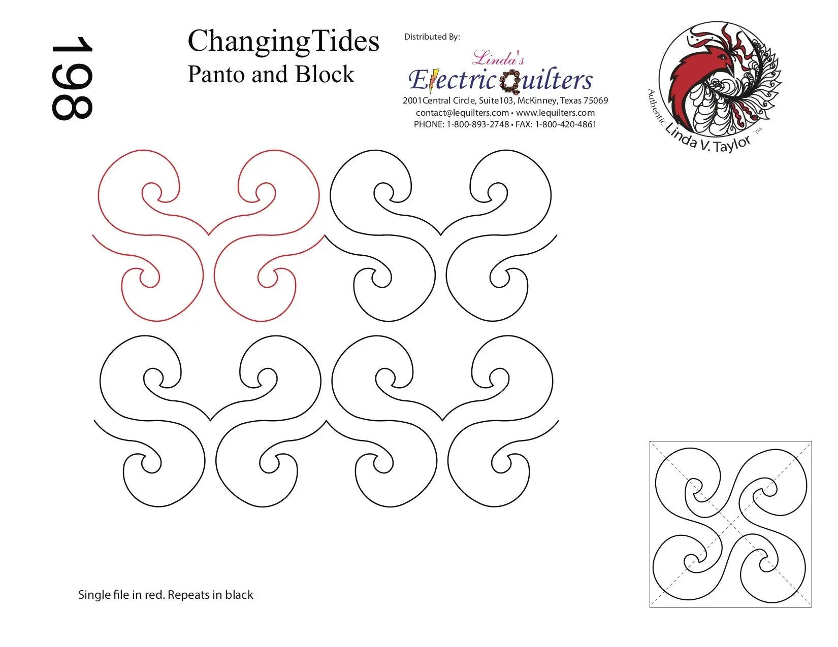 198 Changing Tides Pantograph with Blocks by Linda V. Taylor
