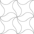 205 Pumpkin Seed Twist Pantograph by Linda V. Taylor