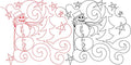 214 Snowman Pantograph by Linda V. Taylor