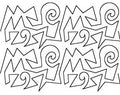 232 Contrast Combination Pantograph by Linda V. Taylor