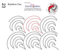 023 Rainbow Fan Pantograph by Linda V. Taylor