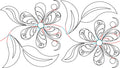 249 Floral Border Pantograph by Linda V. Taylor