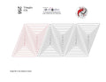 256 Triangles Pantograph by Linda V. Taylor