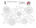 268 Pinwheels And Angles Pantograph by Linda V. Taylor