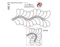 285 Feather Border Pantograph by Linda V. Taylor