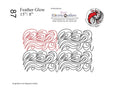 087 Feather Glow Pantograph by Linda V. Taylor
