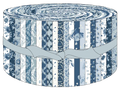 Lakeland Blues - 2 1/2" Strips 42 Prints