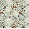 Let's Wander Main Mist Cotton 43"/44" Fabric Per Yard