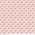 Love You Always Floral Plaid Pink Cotton 43"/44" Fabric Per Yard