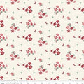 Love You Always Flower Toss Cream Cotton 43"/44" Fabric Per Yard