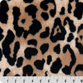 Tan Luxe Cuddle Bunny Jungle Cat 58"/60" Fabric per yard