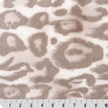 Coconut Cream Luxe Cuddle Bunny Jungle Cat 58"/60" Fabric per yard