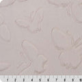 Luxe Cuddle Butterfly Pearl 58" - 60" Fabric per yard