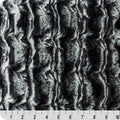 Ivory/Black Luxe Cuddle Lapin 58"/60" Fabric per yard
