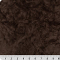 Luxe Cuddle Marble Chocolate 58" - 60" Fabric per yard
