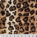 Camel/Black Luxe Cuddle Milan Bobcat 58"/60" Fabric per yard