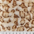 French Oak Luxe Cuddle Milan Clouded Leo Fabric per yard